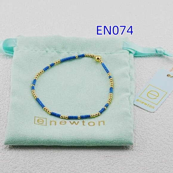 Enewton Blue Glass Tube Bead Bracelet - Picture 4 of 4